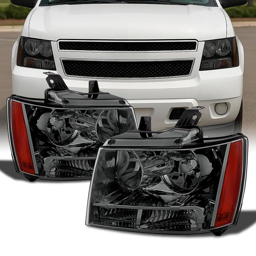 07 タホ サバーバン ヘッドライト BO/日本仕様/クローム】07-14y シボレー タホ サバーバン